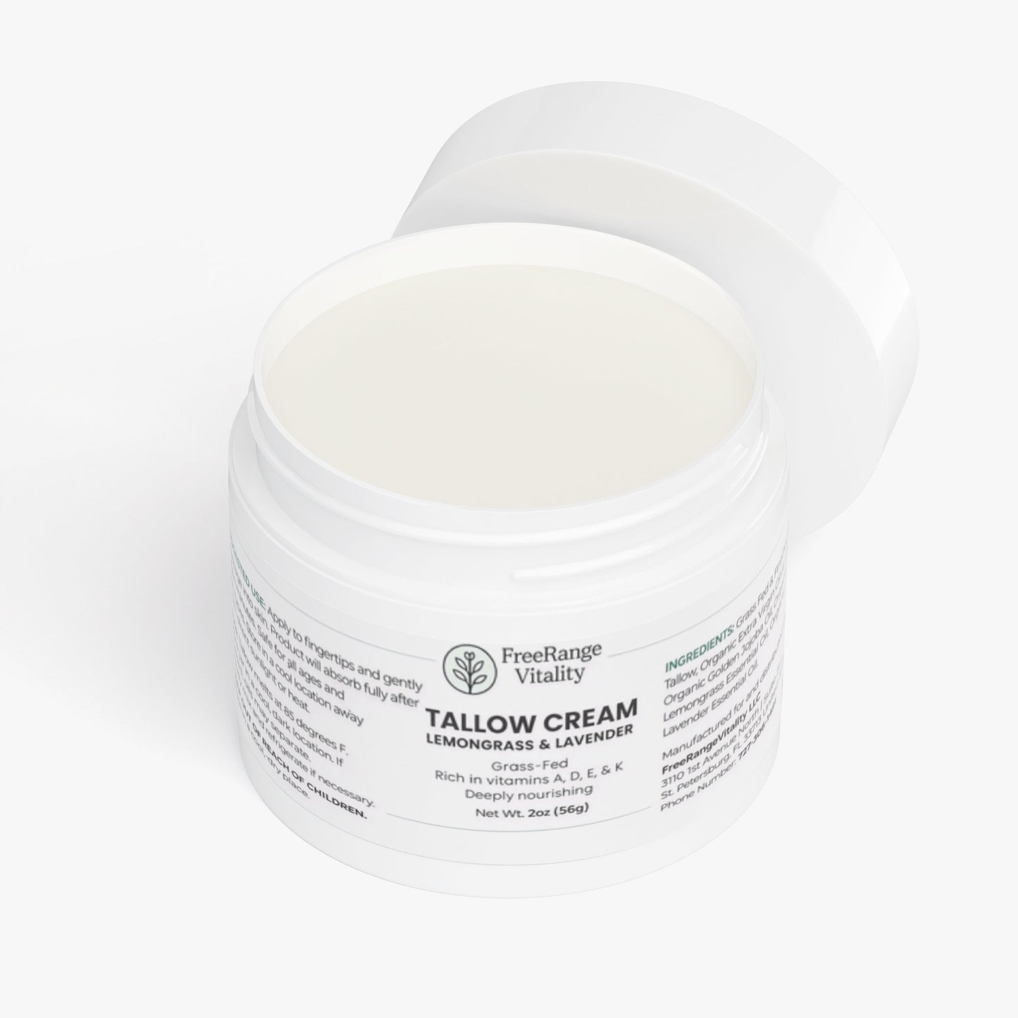 Tallow Cream Lemongrass & Lavender