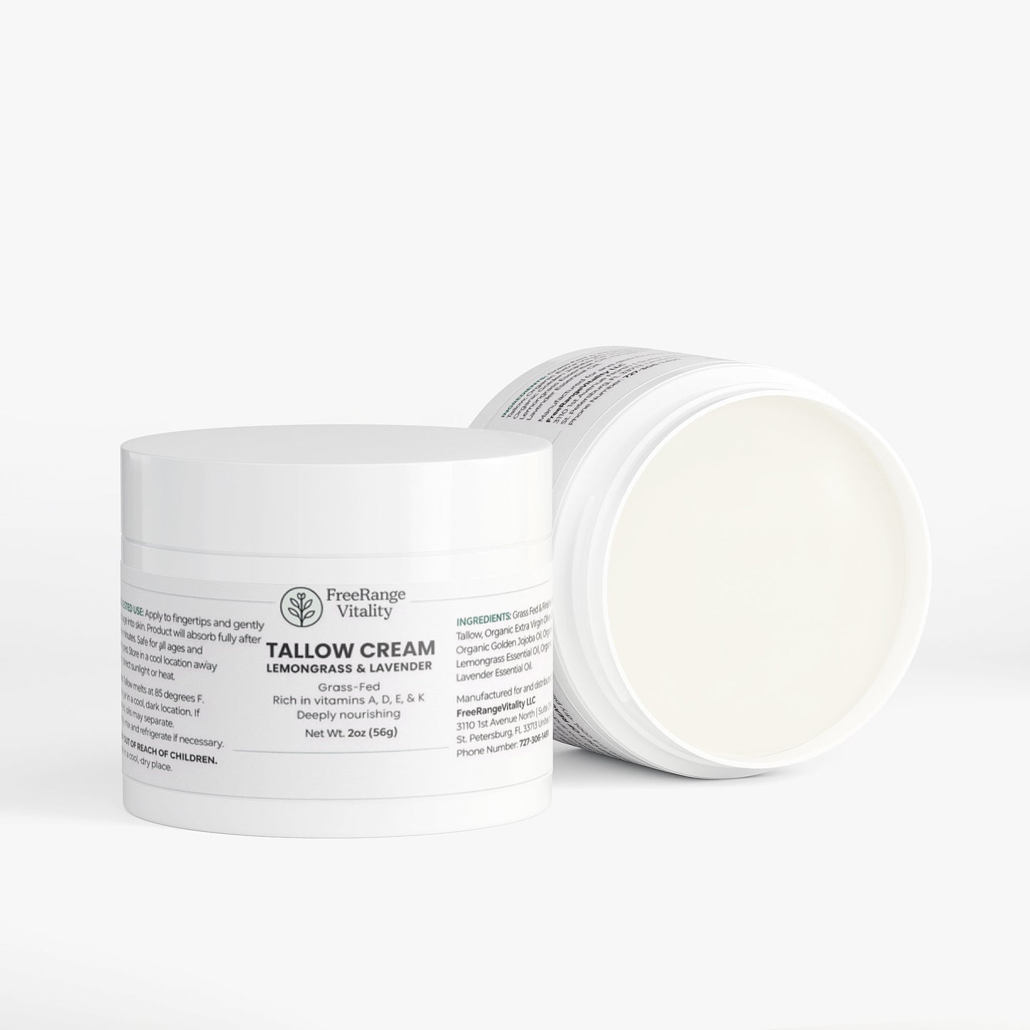 Tallow Cream Lemongrass & Lavender