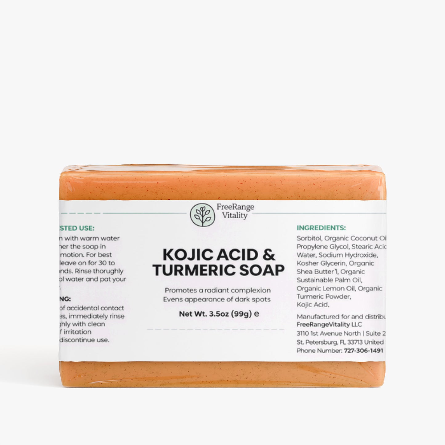 Kojic Acid & Turmeric Soap